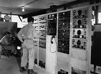 Picture of WWII telecommunications equipment