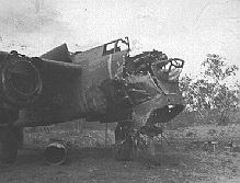 crashed WWII American plane in the Pacific