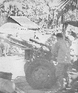 allied field artillery in the Pacific in WWII